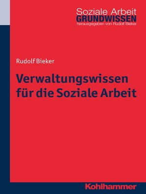 cover image of Verwaltungswissen für die Soziale Arbeit